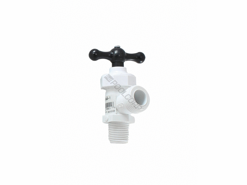 .5mpt pvc hose bib w/ t handle