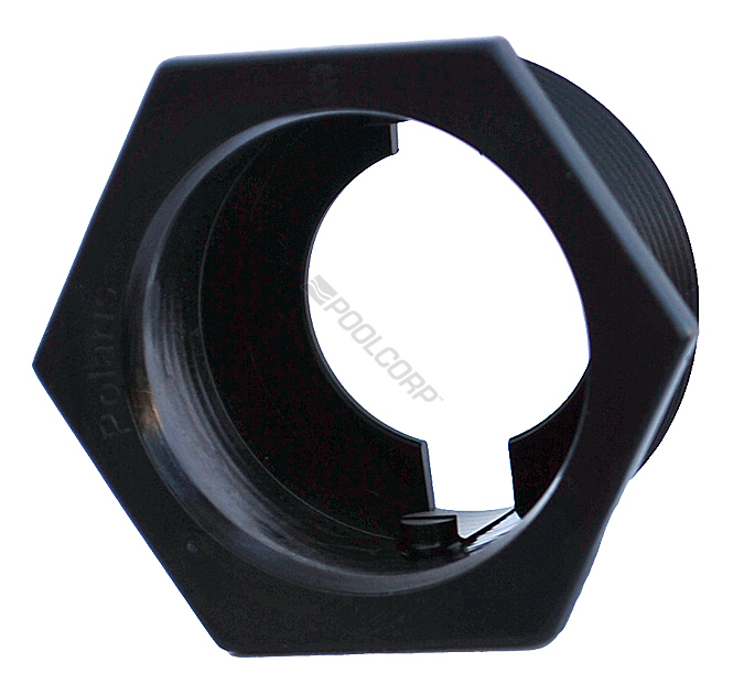 black universal wall fitting