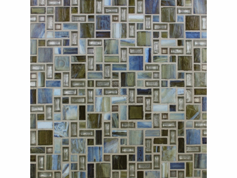 5sht/5.25sqf paris glass mosaic 1.05sq/sht