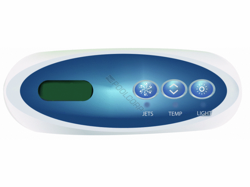 mini oval spaside control - jet/temp/light