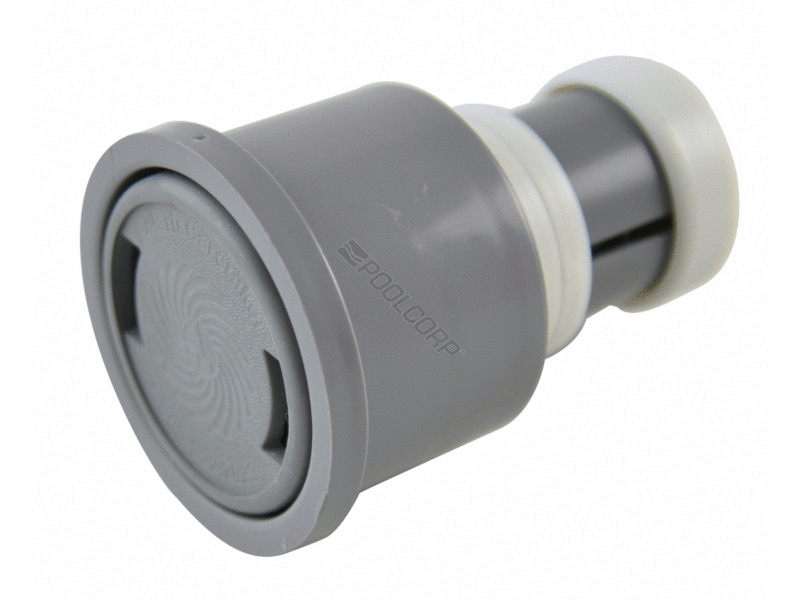 light gry cleaning head w/ 2 collar & cap
