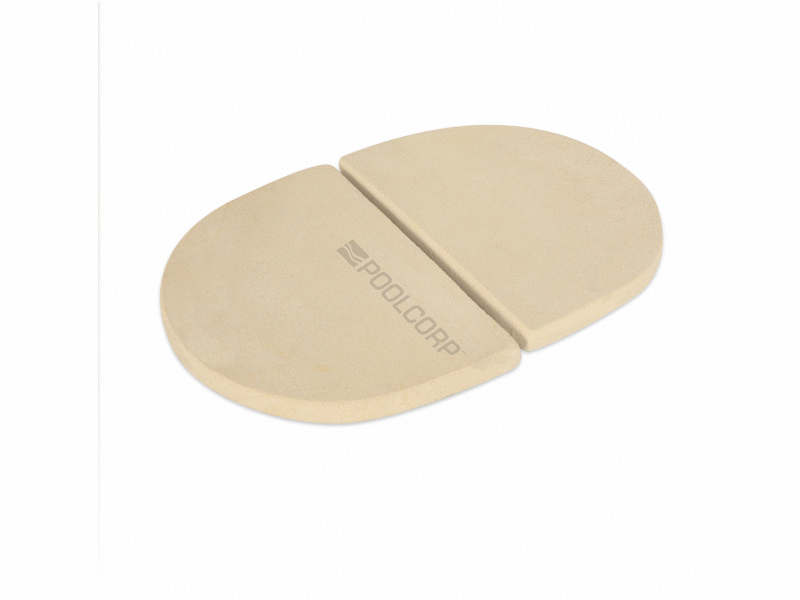 2/set oval xl 400/ g 420 ceramic heat deflector plate