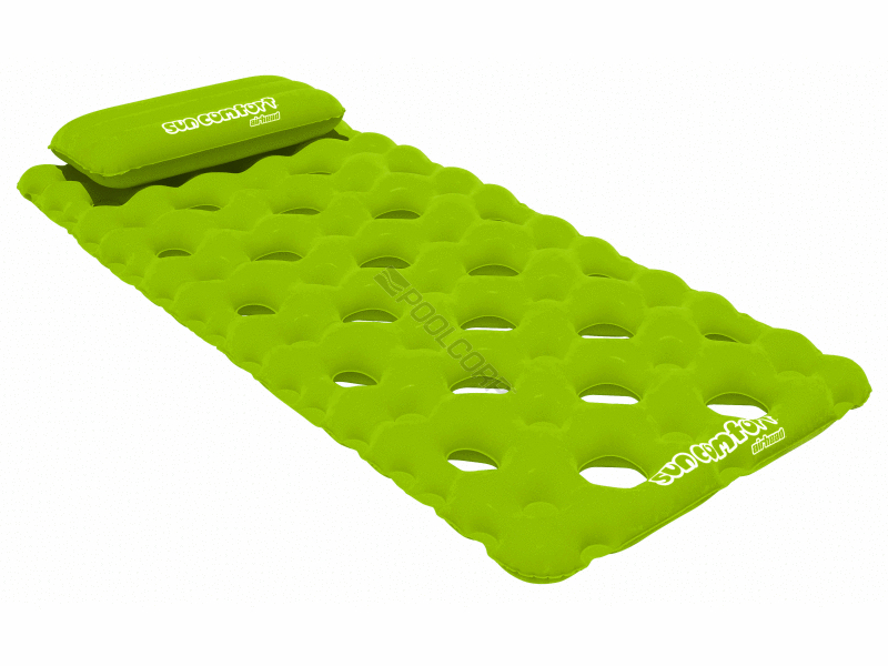 4/cs sun comfort cool suede lime pool mattress