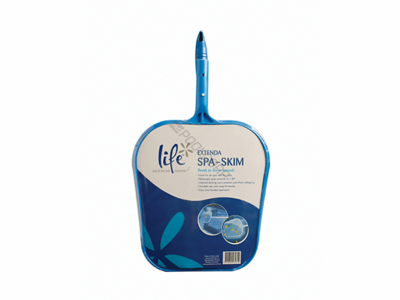 extenda spa-skim net w/ telescoping handle