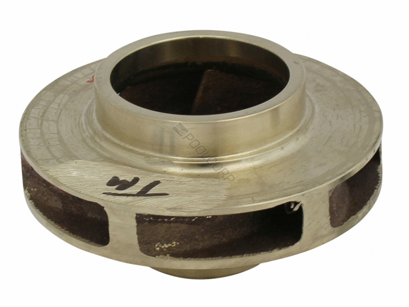3hp cc/c-series silicon brass impeller