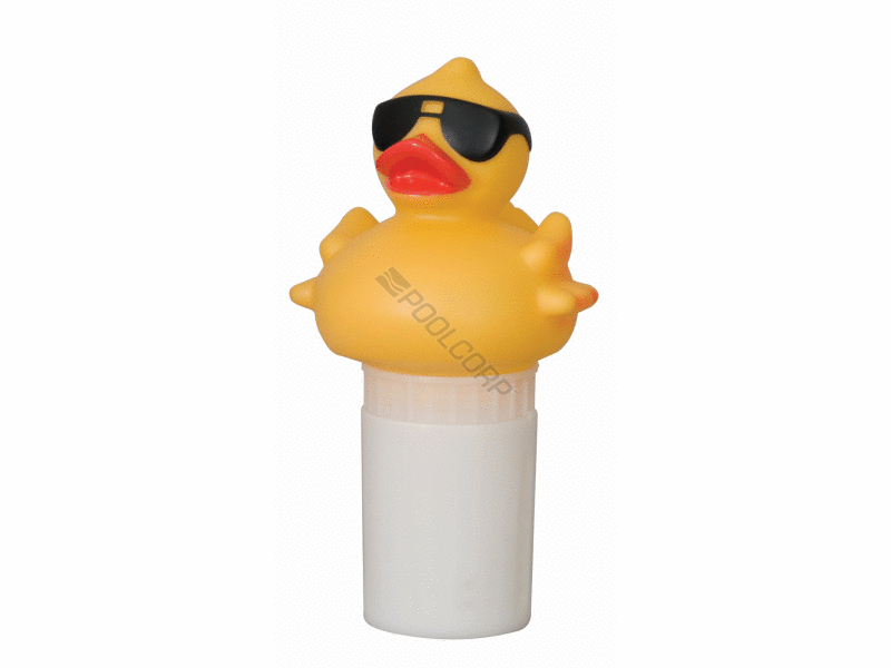 6/cs derby duck small floating chemical feeder