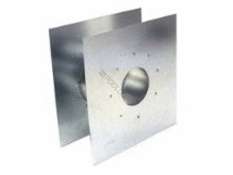 4 ss single wall adjustable wall thimble