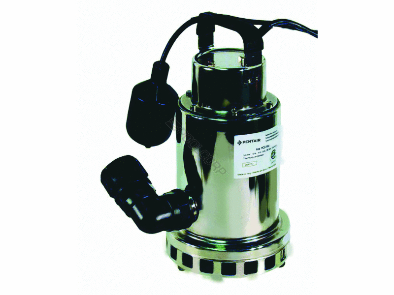 .75hp 115v 45gpm ss submersible pump w/ 15 cord