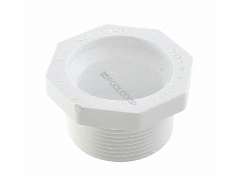 1.5mpt cart filter pvc plug