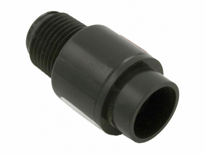 #322 chlorinator .25 check valve w/ restrictor
