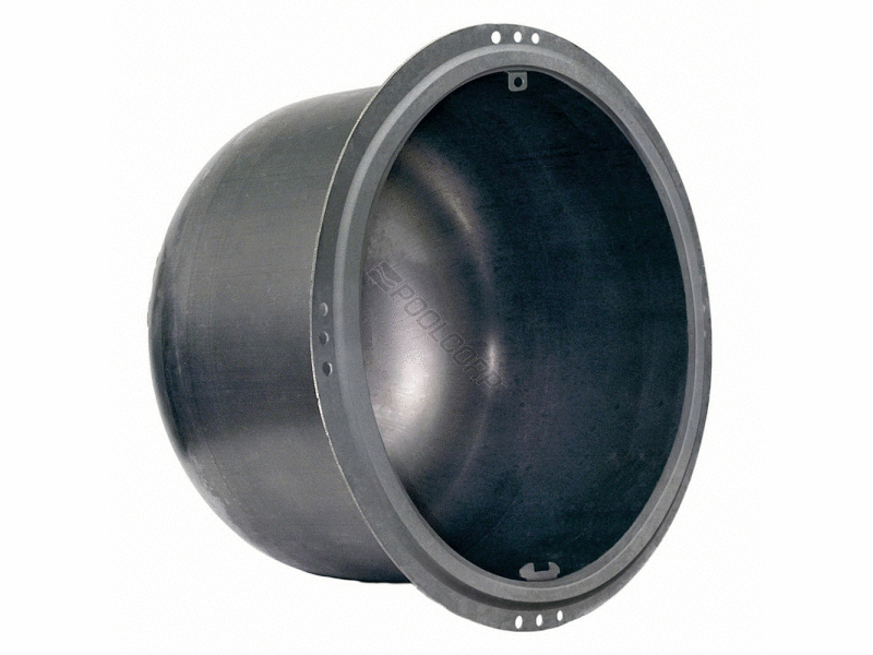 1 rear hub large ss light niche f/ concrete
