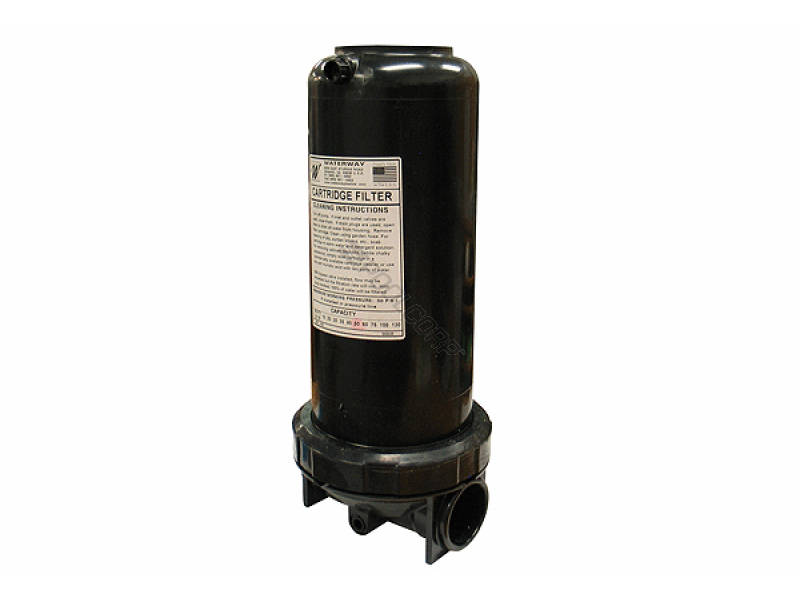 1.5 25sqf top load cart filter w/ bypass