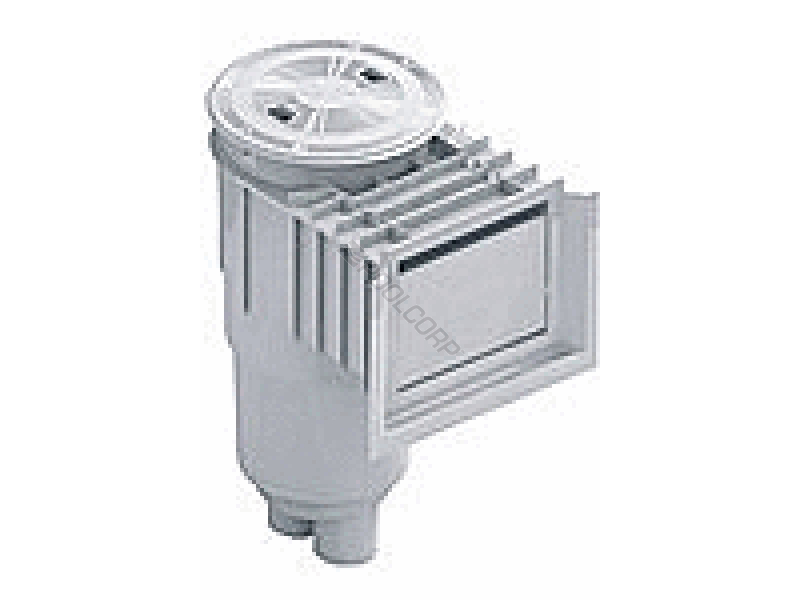 white standard flowstar skimmer w/ waterstop face