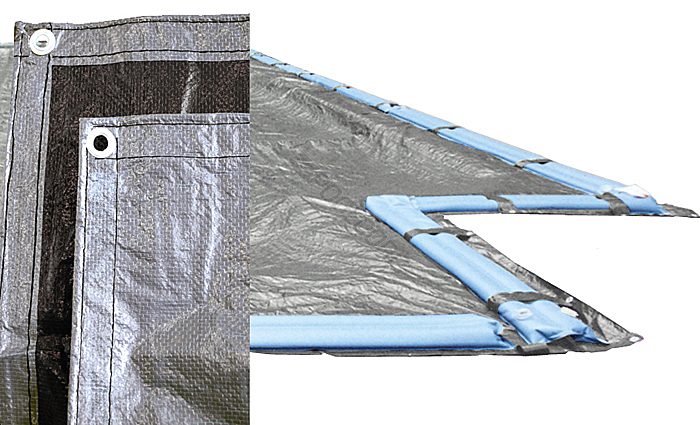 silver pro 24x40 rect winter cover 15yr