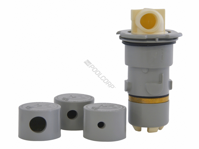 light gry pv3 nozzle w/ twist lock cap