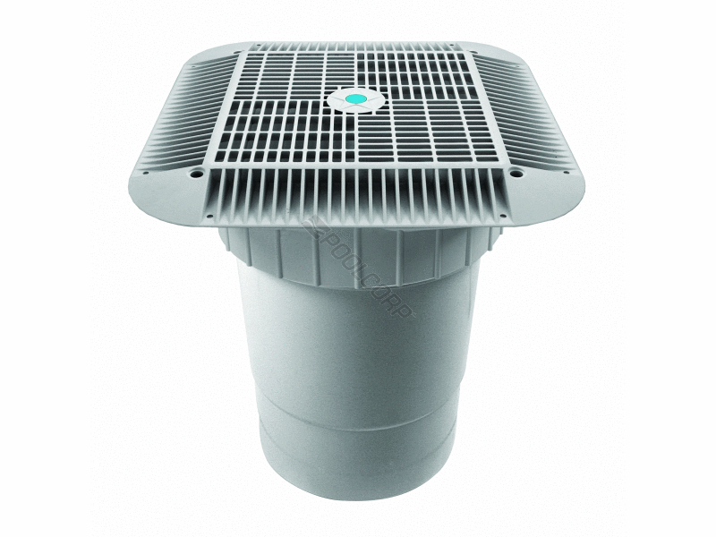 16x16 white suction cover w/ 6s sump