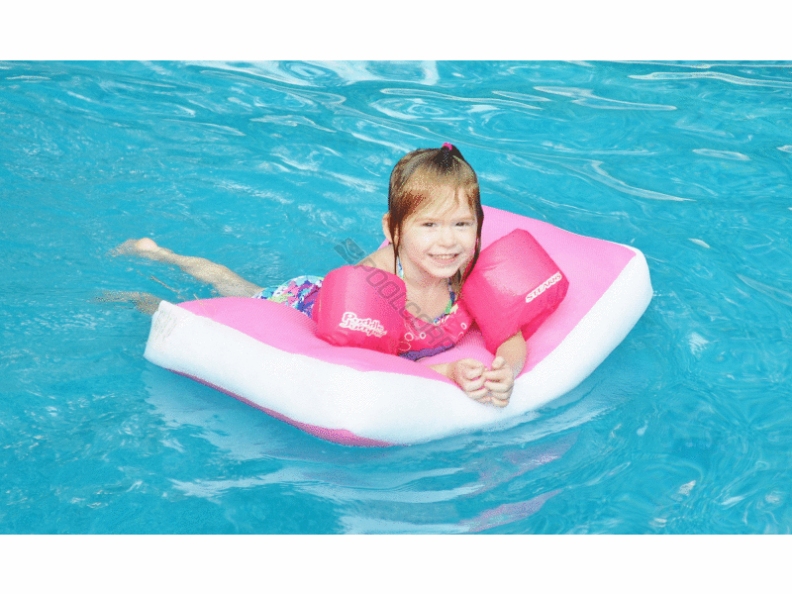 bubble mini: pink pillow-size float 3/cs