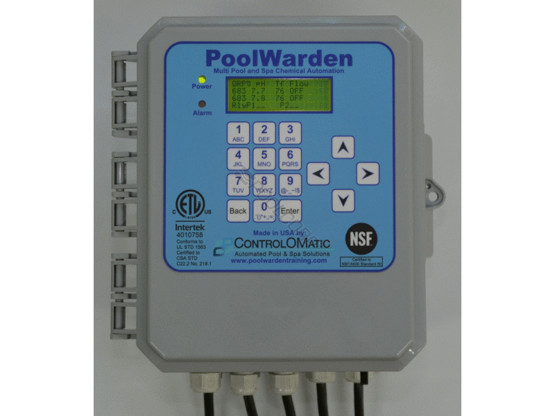 poolwarden single mounted flow cell