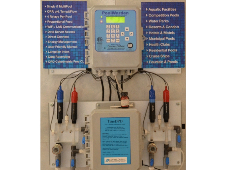 poolwarden dual mounted flow cell