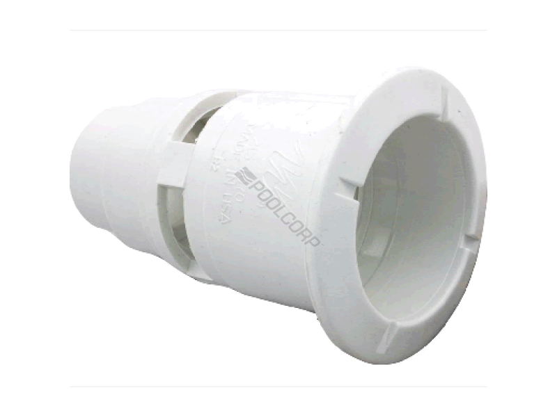 white poly gunite wall fitting