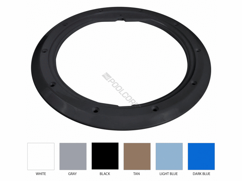 20/cs vl lt blk front faceplate frame