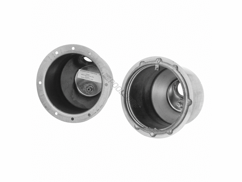 .75 top hub small ss concrete light niche