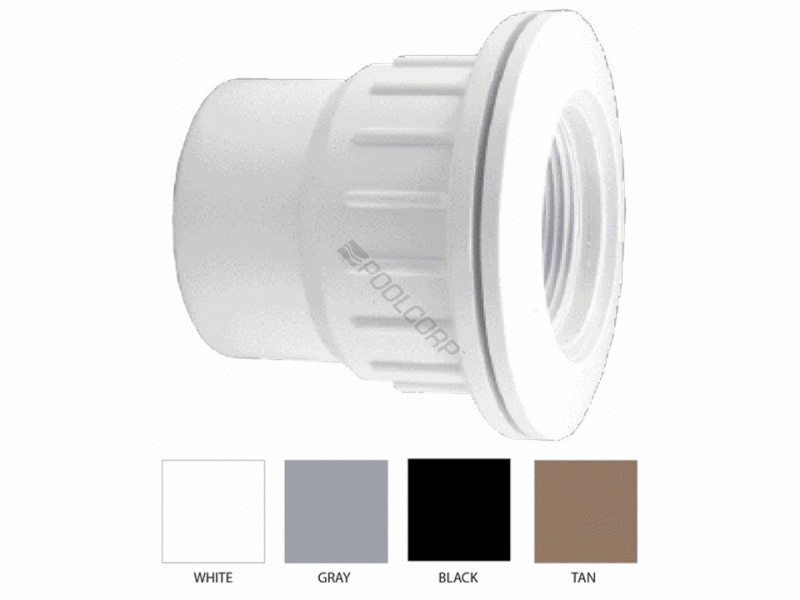 25/cs gry wall return fitting w/ nut & gasket